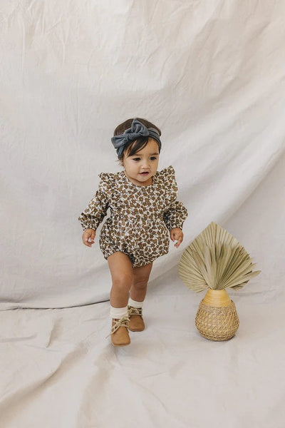 baby Luca Elle Baby & Toddler Magnolia Print Cotton Bubble Romper for sale from kelowna BC Canada
