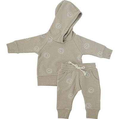 baby Luca Elle Baby & Toddler Smiley French Terry Hoodie Set for sale from kelowna BC Canada